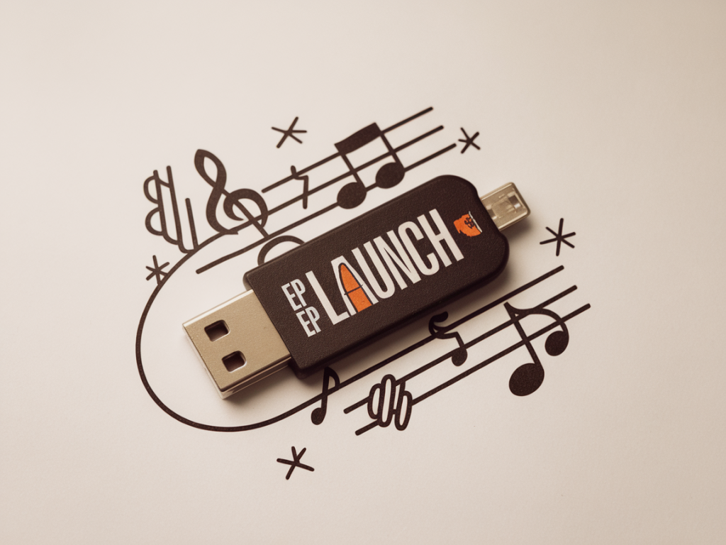 Comment une clé usb merchandising peut transformer la stratégie de sortie d'un EP pour un artiste indépendant
