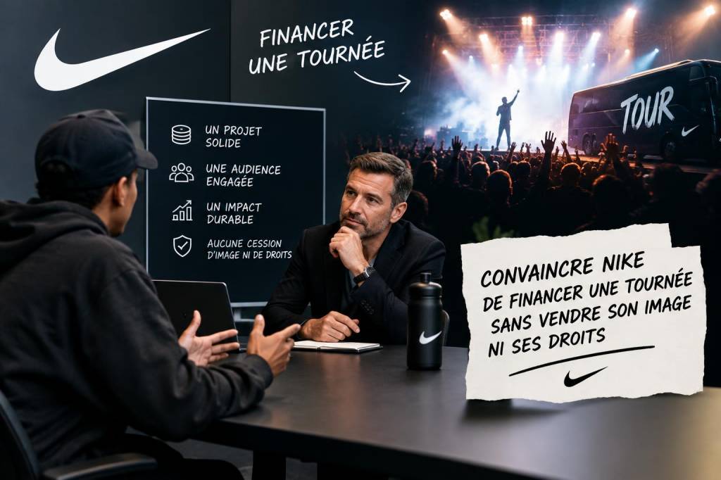 Comment convaincre nike de financer une tournée sans vendre son image ni ses droits