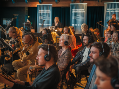 comment organiser une session d'écoute privée qui crée un véritable buzz médiatique